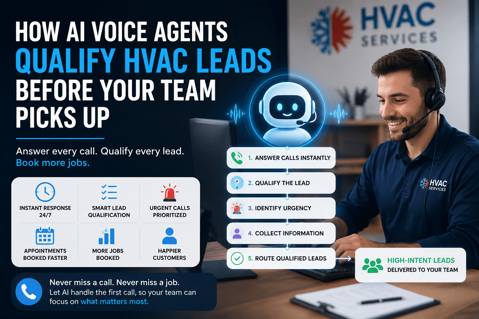 How AI Voice Agents Qualify HVAC Leads Before Your Team Picks Up